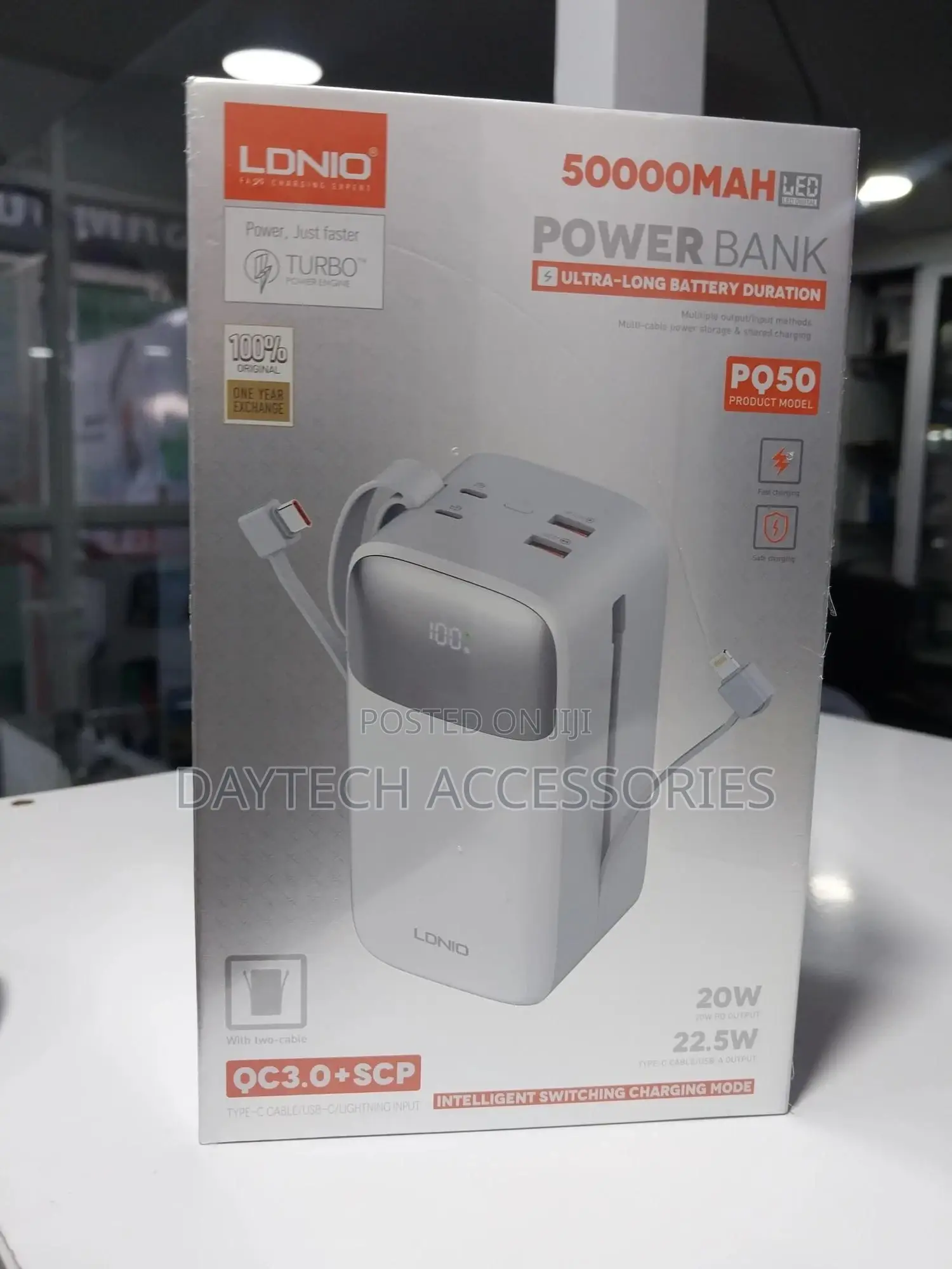 Ldnio 50,000 Mah Powerbank Fast Charging 22.5w Power Bank