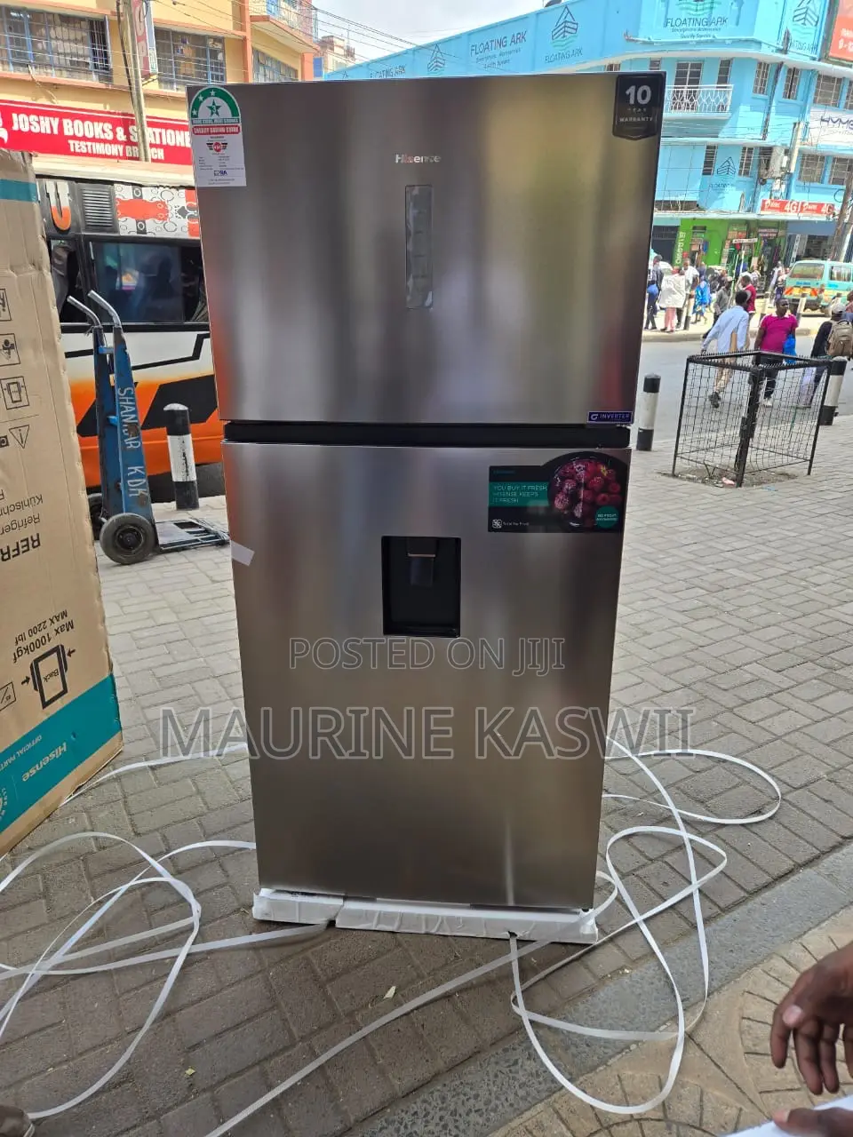 Hisense Double Door With Dispenser-510 L