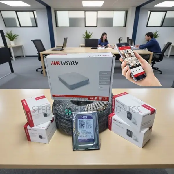 Easy Setup 4 Hikvision 1080p Full Hd 4 Camera Security Kit With DVR