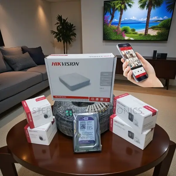 Hikvision 1080p 2mp CCTV Camera Kit With DVR and Smartphone Monitoring