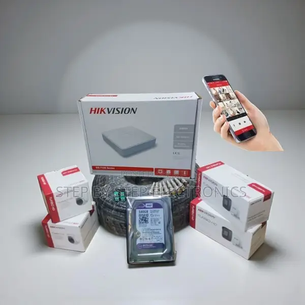 Hikvision 2mp Hd 4 Camera CCTV Kit With Night Vision and Cloud Storage