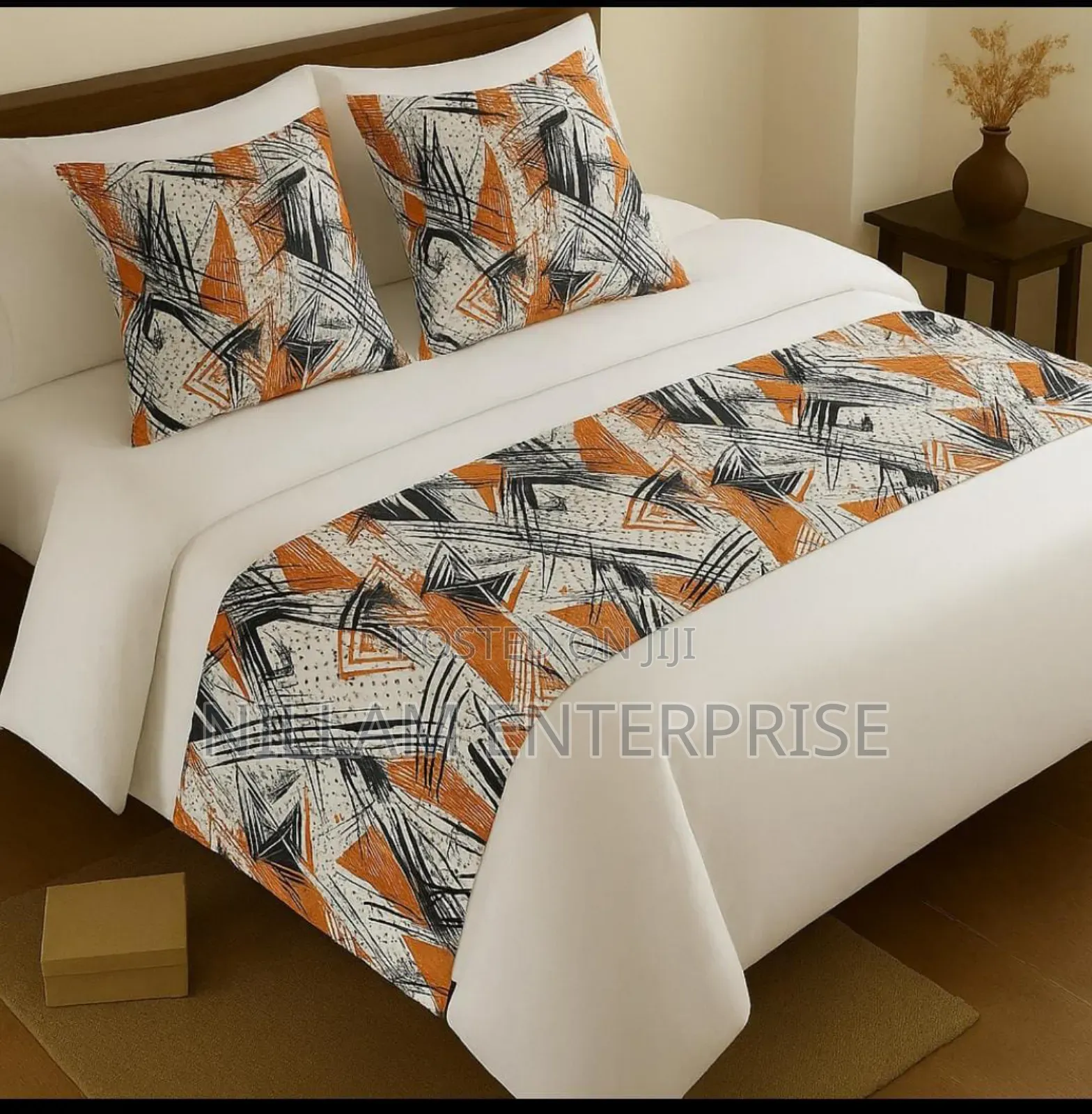 Cotton 3 Piece Bed Runners