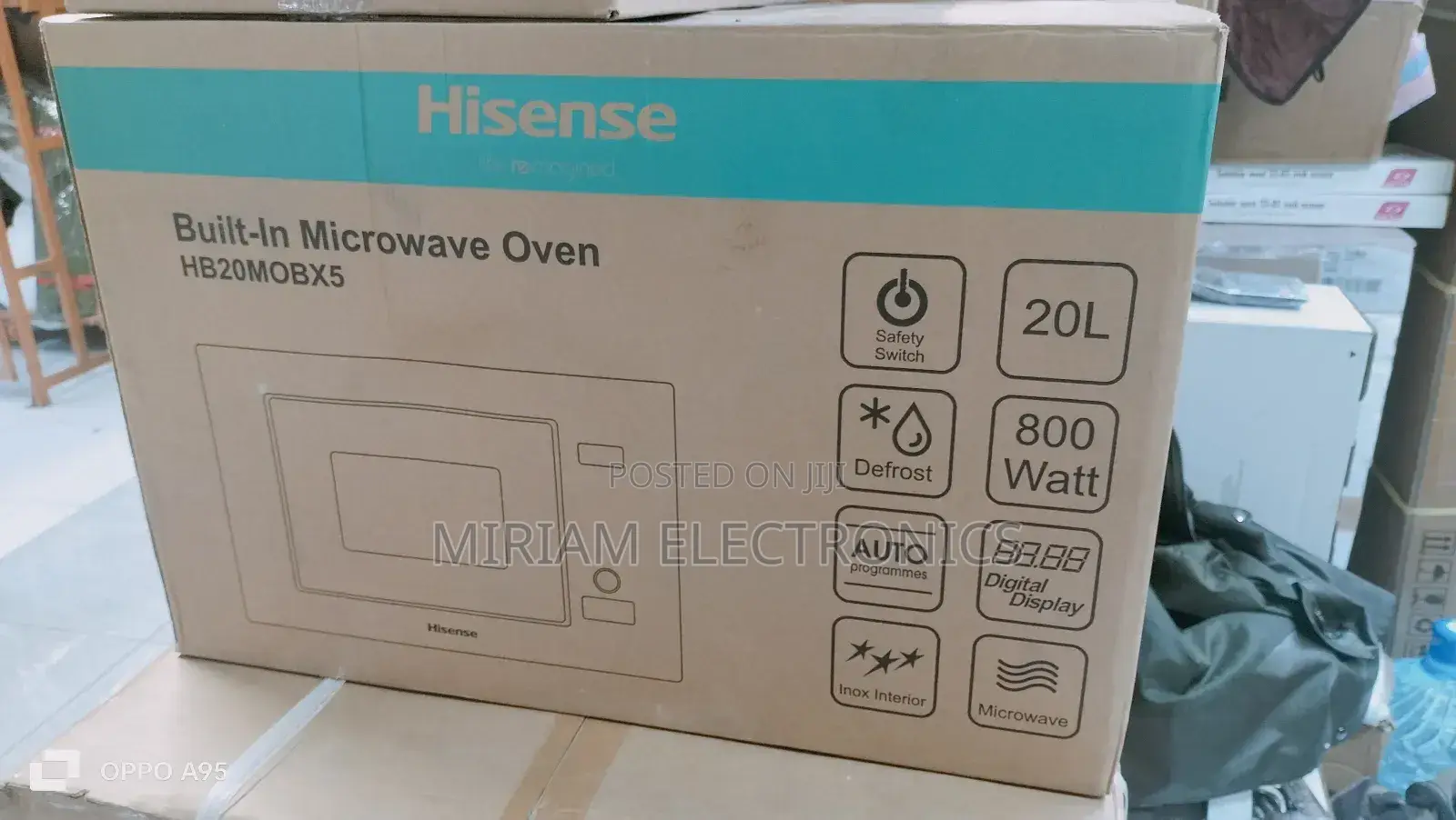 Hisense 20l Hb20momx5 Built in Microwave