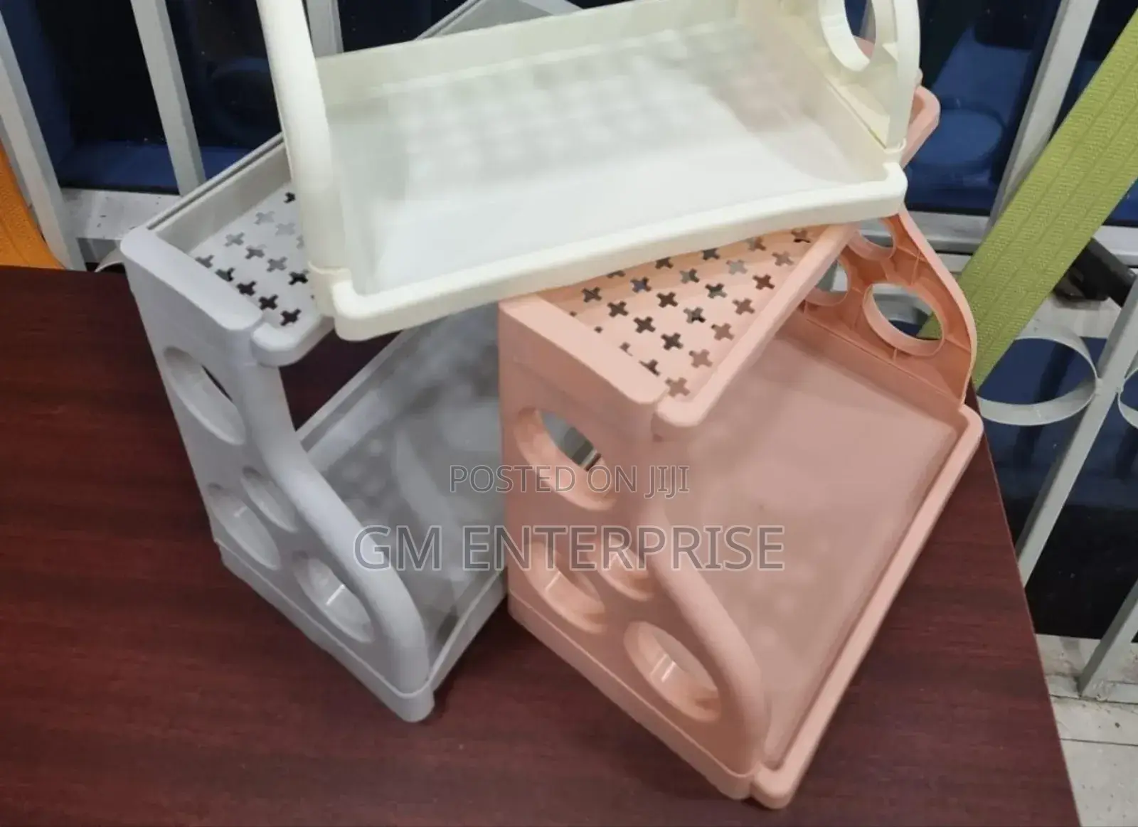 *Double Layer Multifunctional Spice Rack