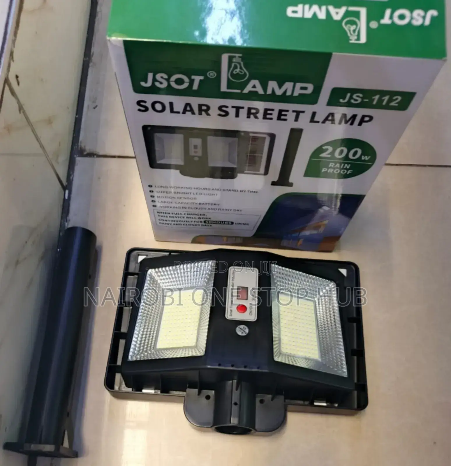 200w Jsot Solar Floodlight for Street and Compound Lighting