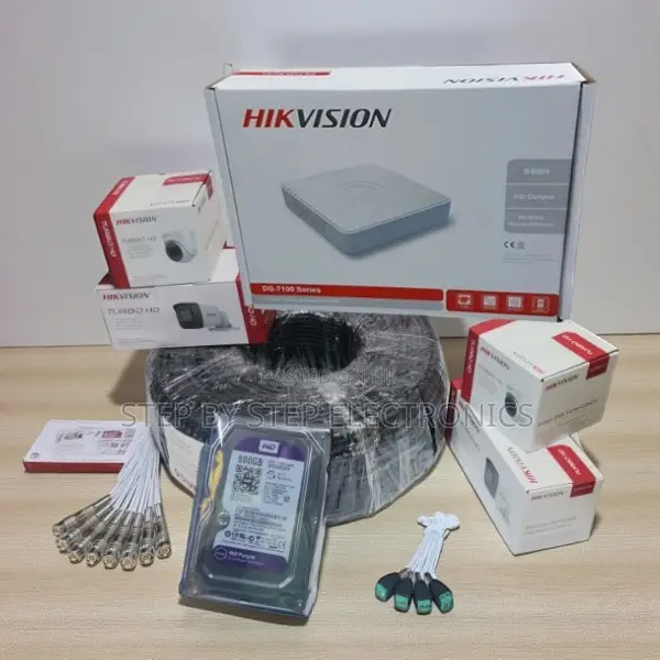 Hikvision 4ch 1080p Cameras Kit 1tb HDD Smart Cloud Storage Access