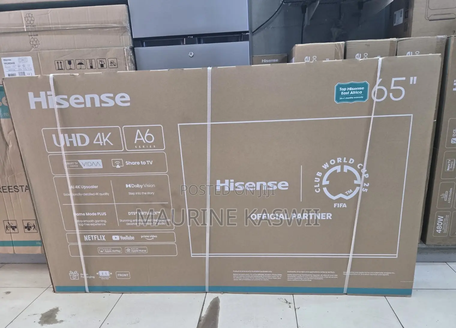 TCL 65”A6qken Smart Tv-2025