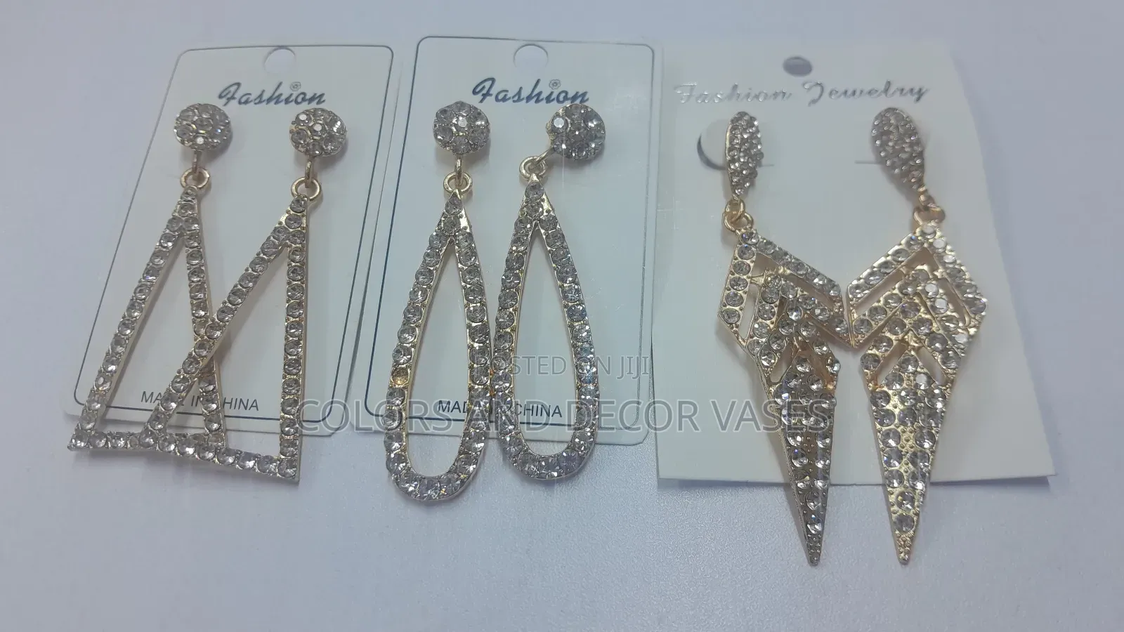 Wedding Earings Gold Classy