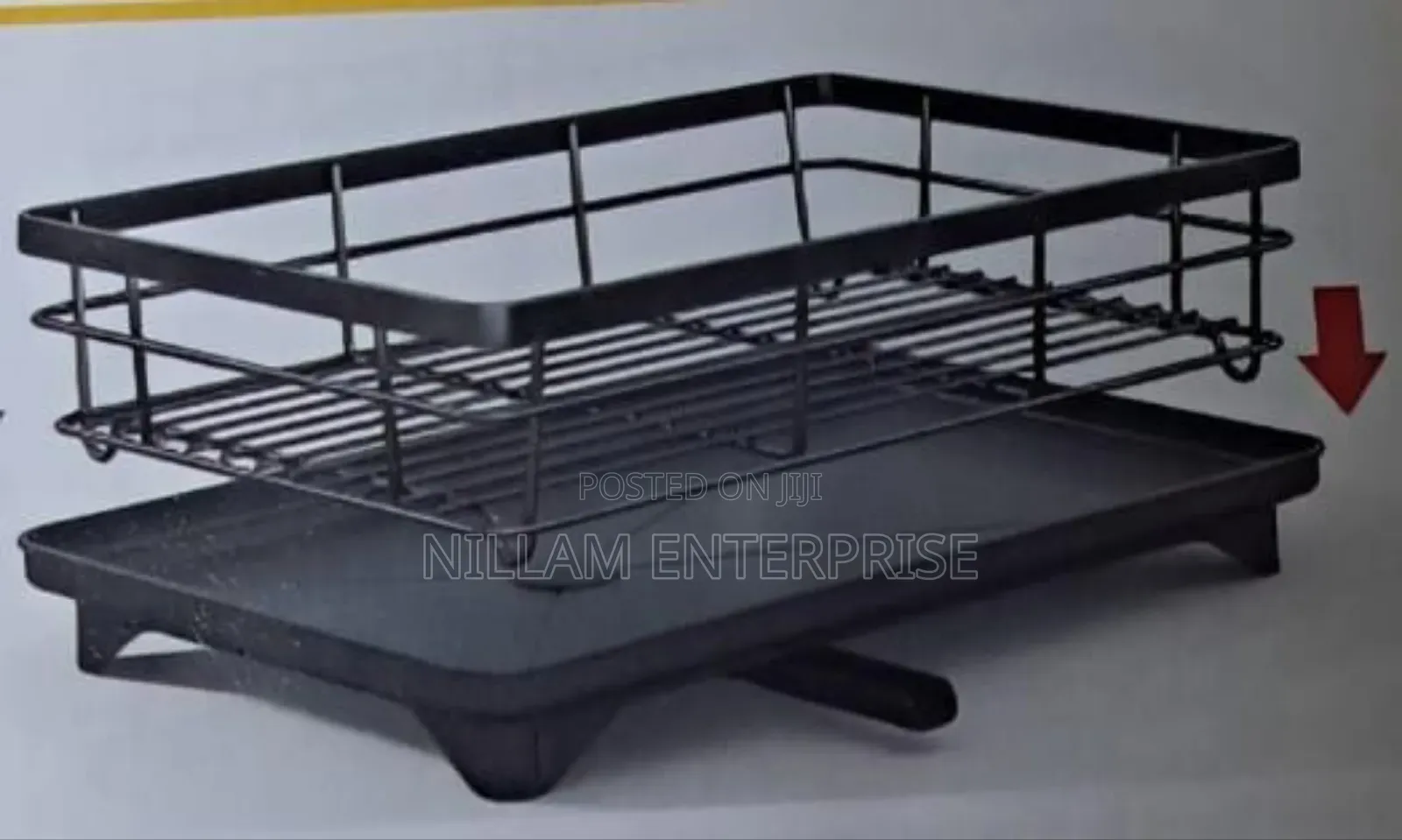 Single Layer Carbon Metal Dishrack