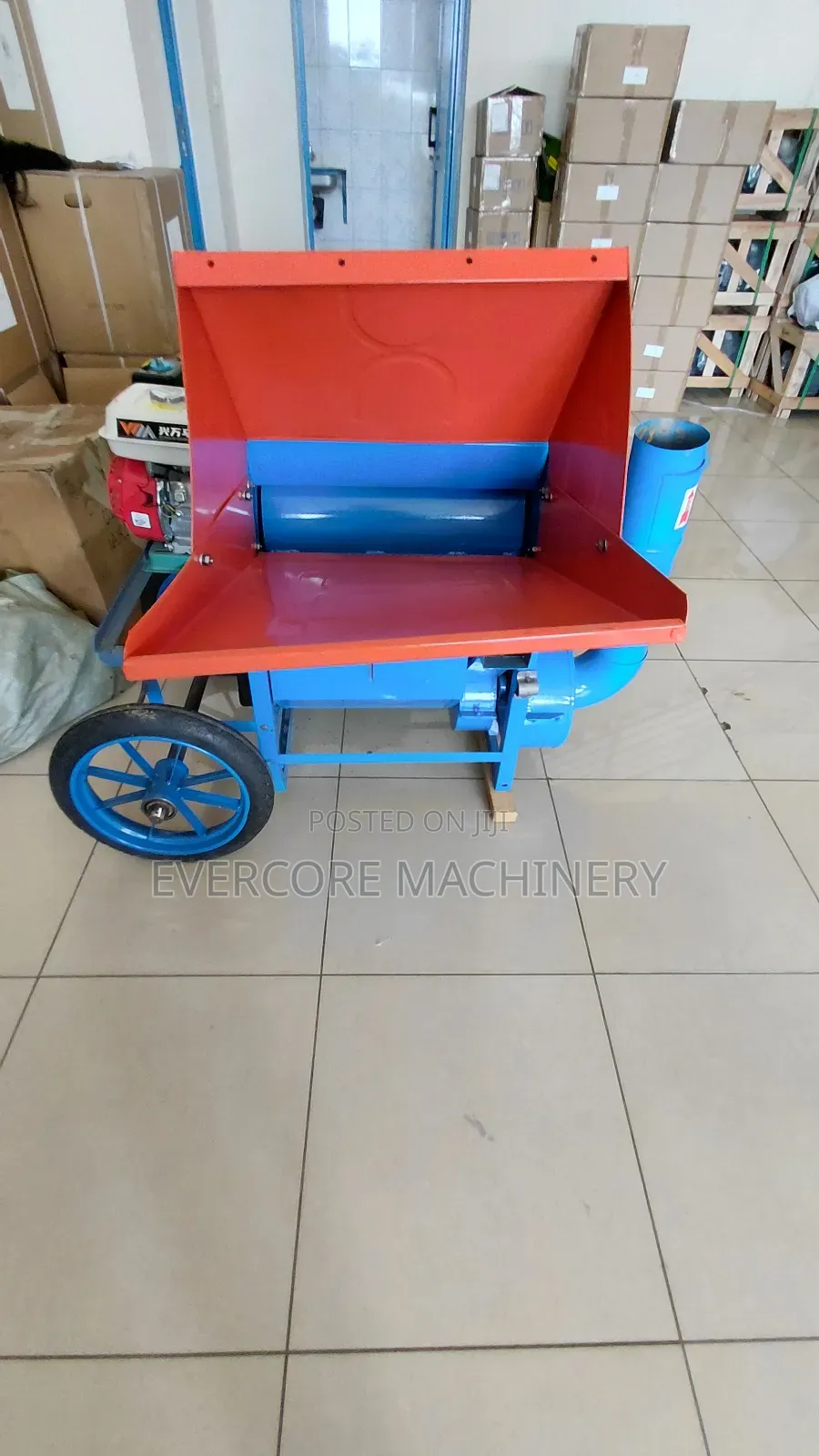 Multipurpose Threshing Machine With Heavy Duty Gasoline Engine.