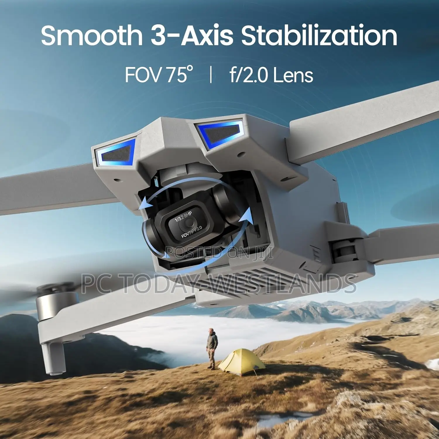 Holy Stone Hs790 GPS Camera Drone With 3 Axis Gimbal, FPV Rc