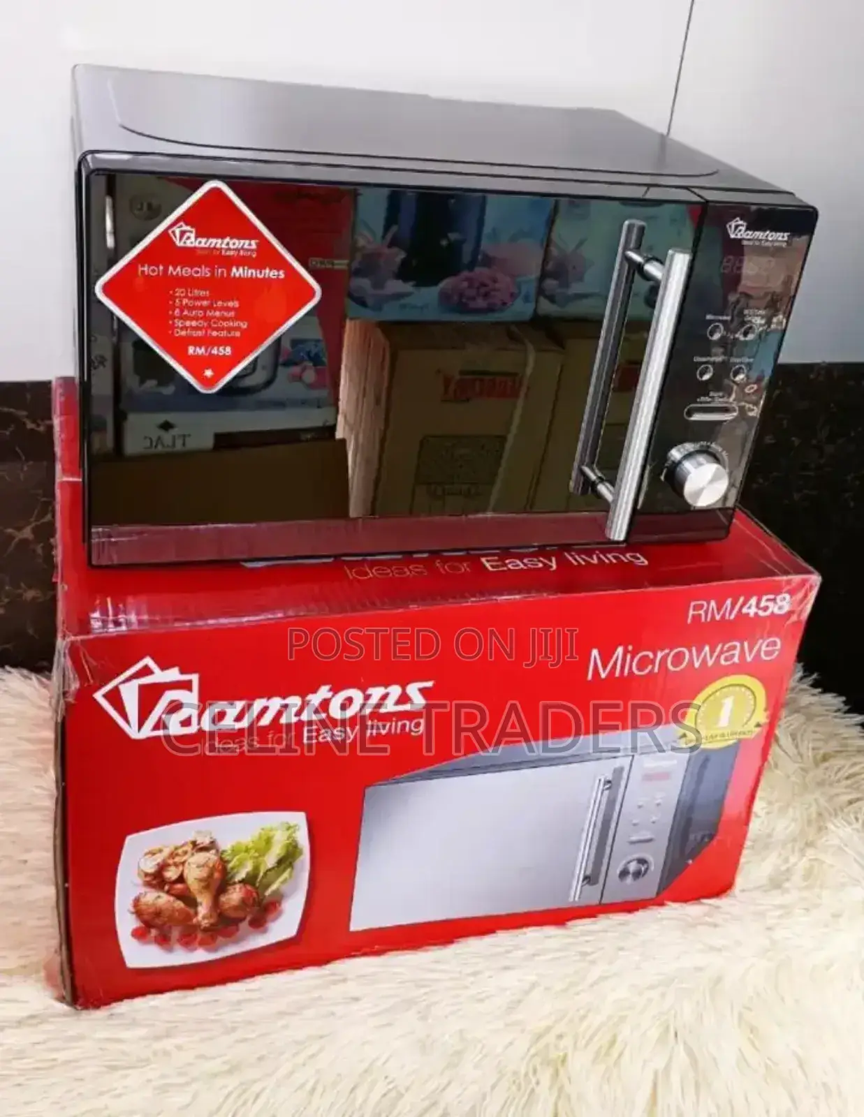Compact Powerful Ramtons 20l Digital Microwave – 700w Performance
