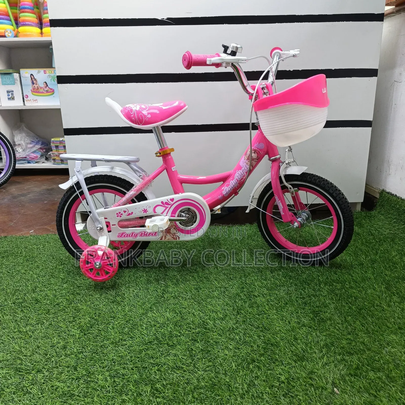 Pink Lady Bird Bike, Size 12