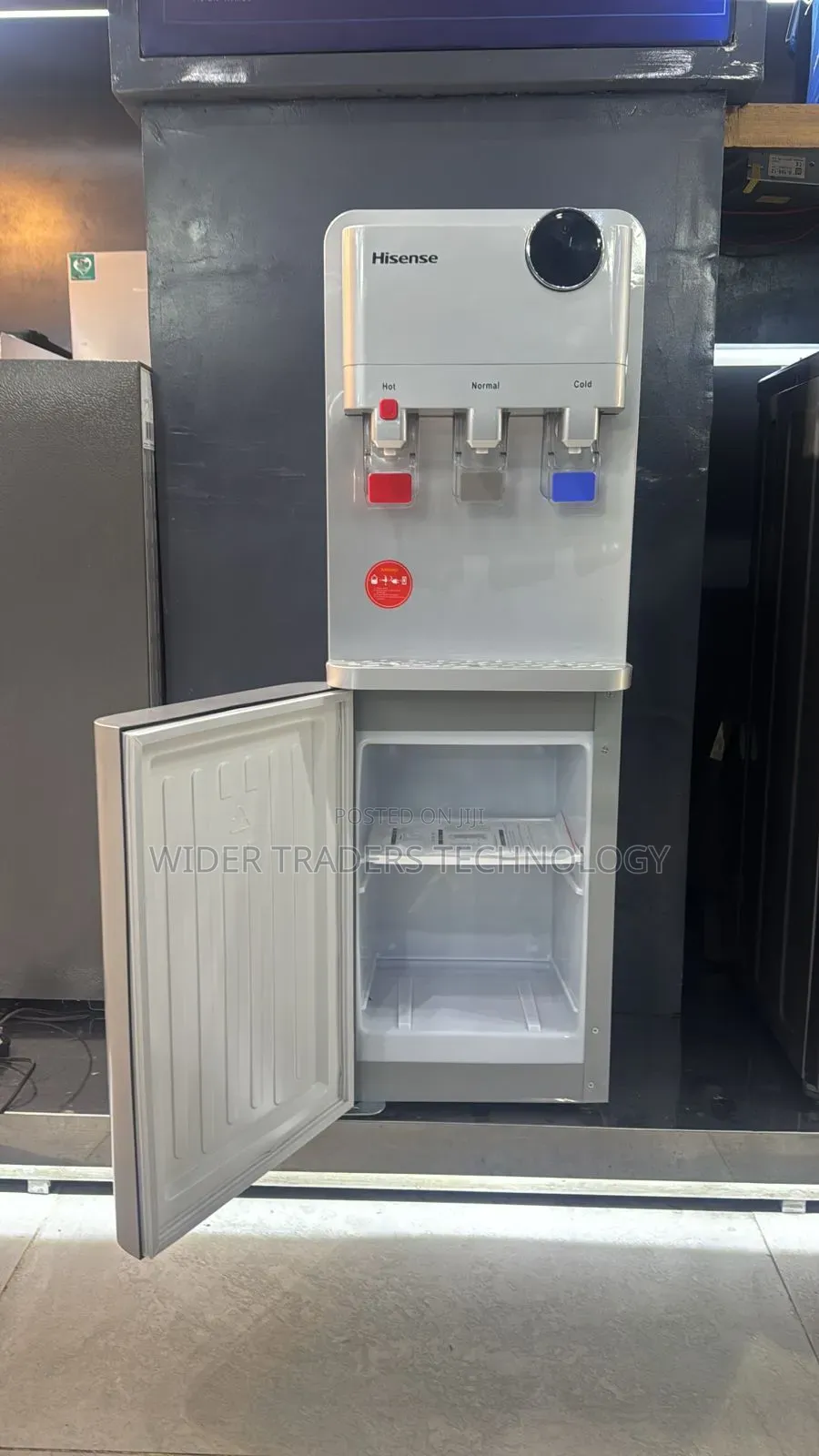 Hisense Water Dispenser Silver 3taps With Compressor