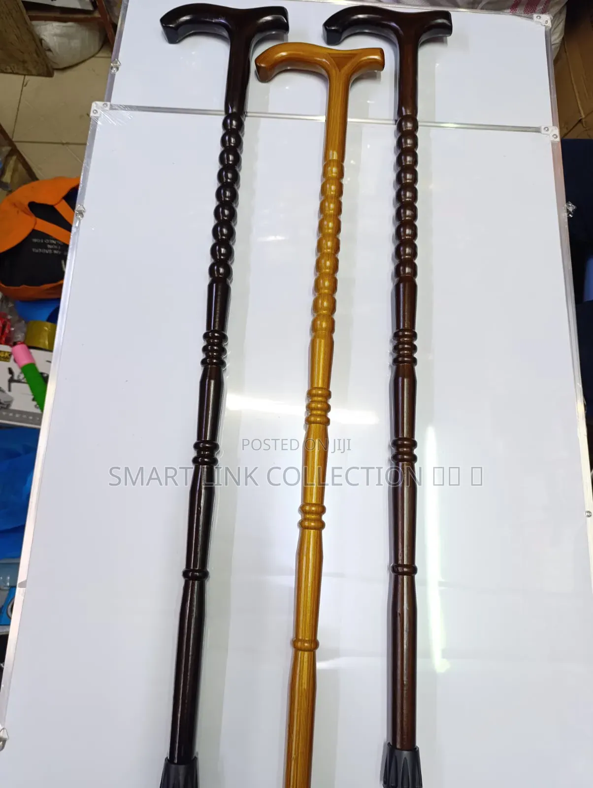 Mahogany Wooden Walking Sticks.