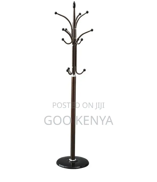 Home Hanger; Tree Ironwork Floor Storage Hanging Clothes Coat Rack