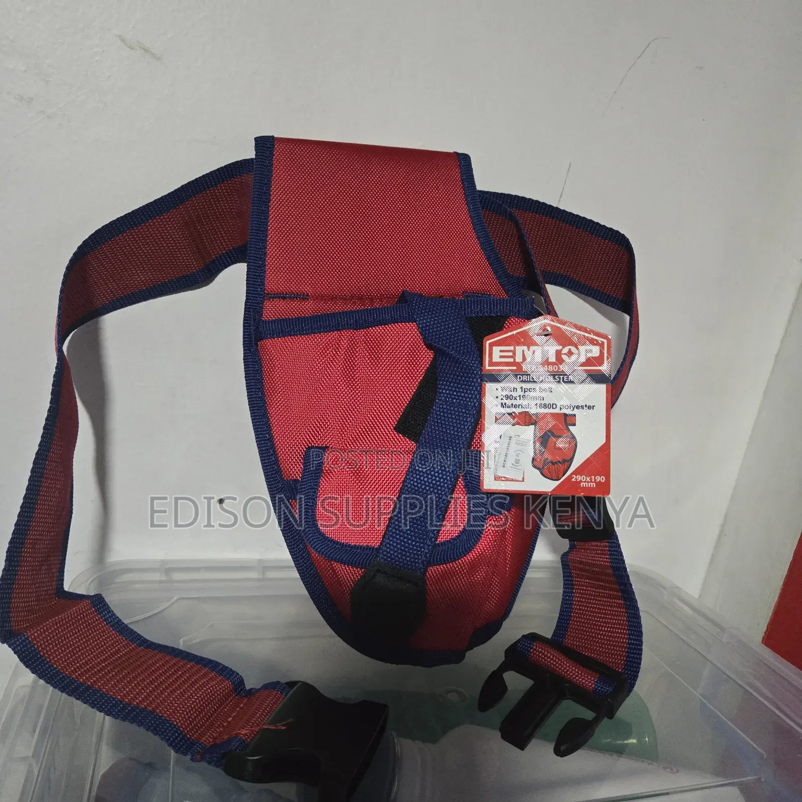 Emtop Drill Holster Tool Pouch Bag Carpenter's Belt Tools Belt Holster