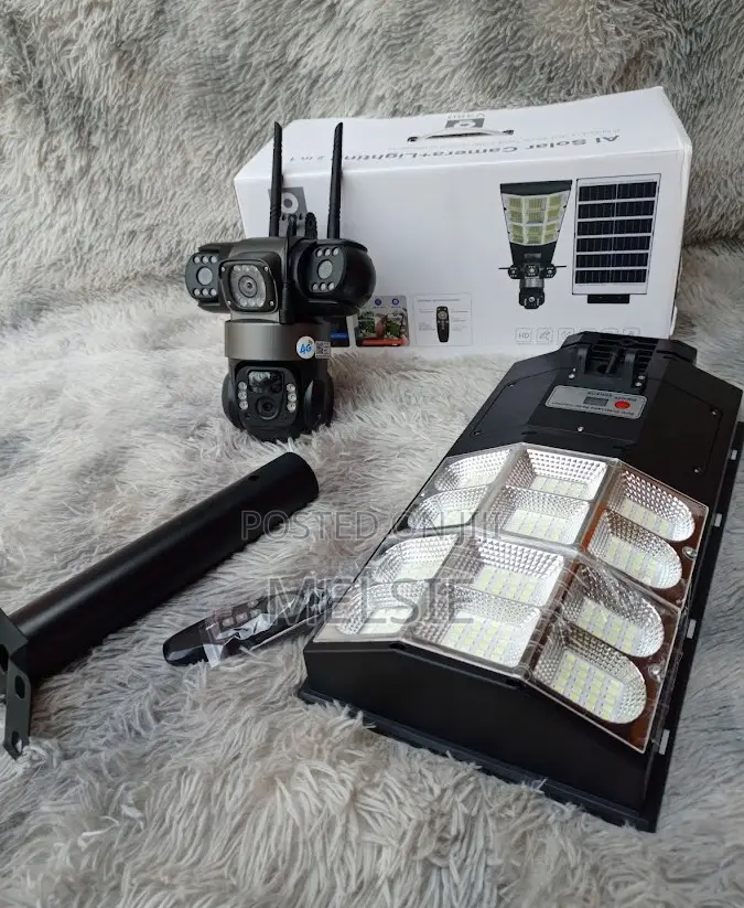 2 in 1 CCTV Security Solar Street Light