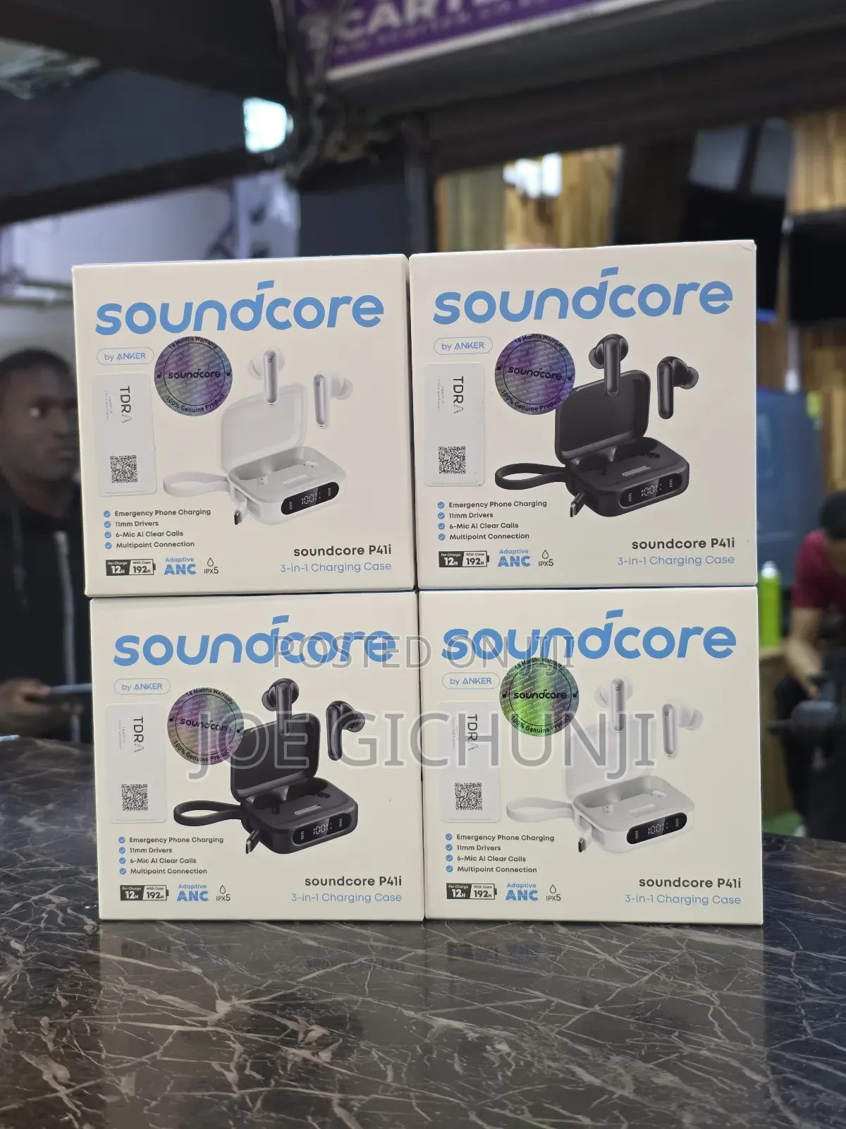 Anker Soundcore P41i Wireless Earbuds With Portable Phone Charger