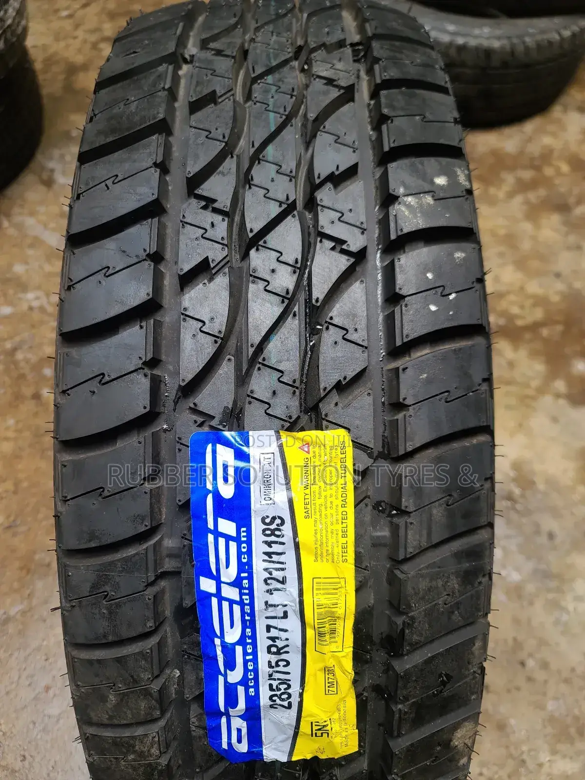 285 /75 R17 Accelera Tires Made in Indonesia