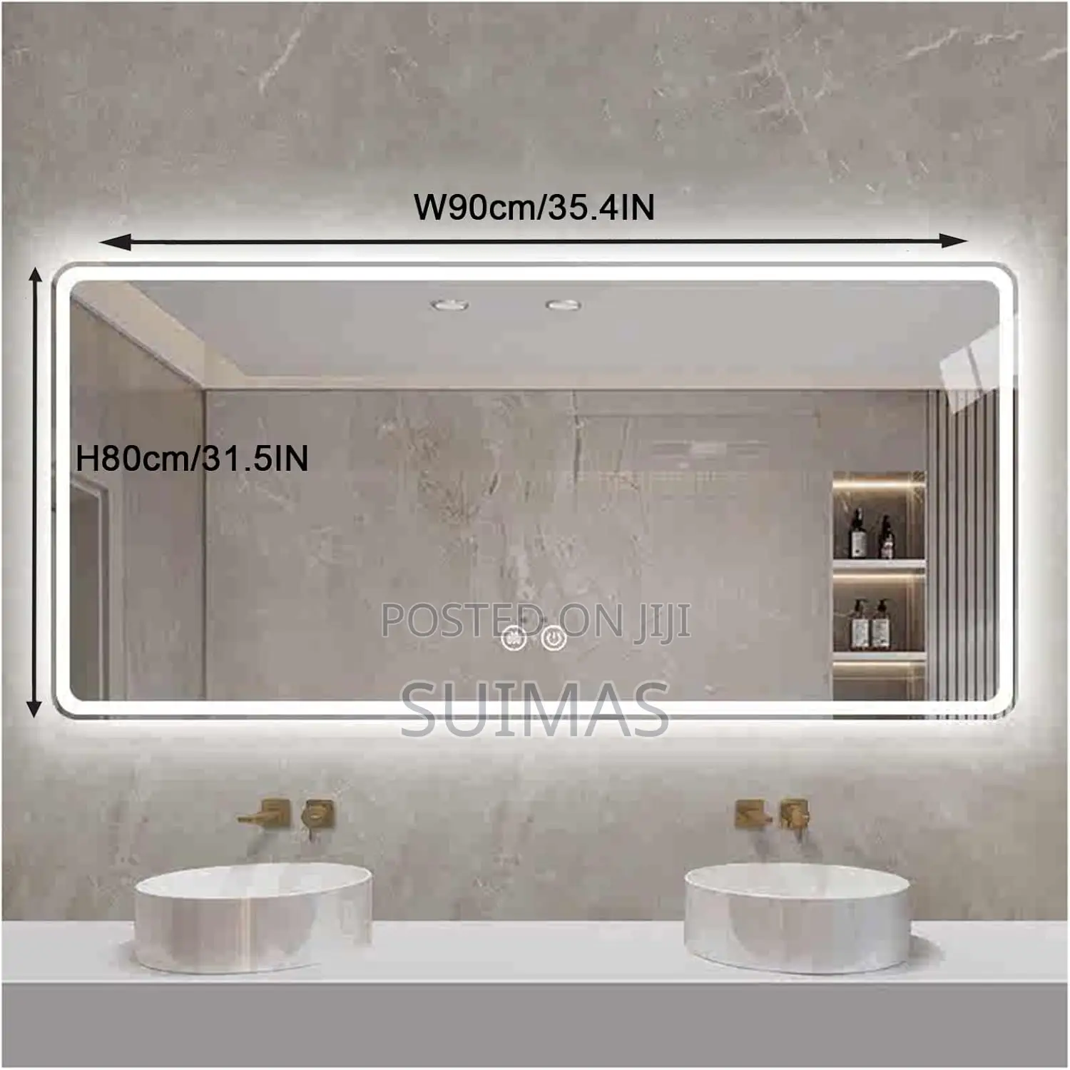 Smart Bathroom Mirrors With Defogger