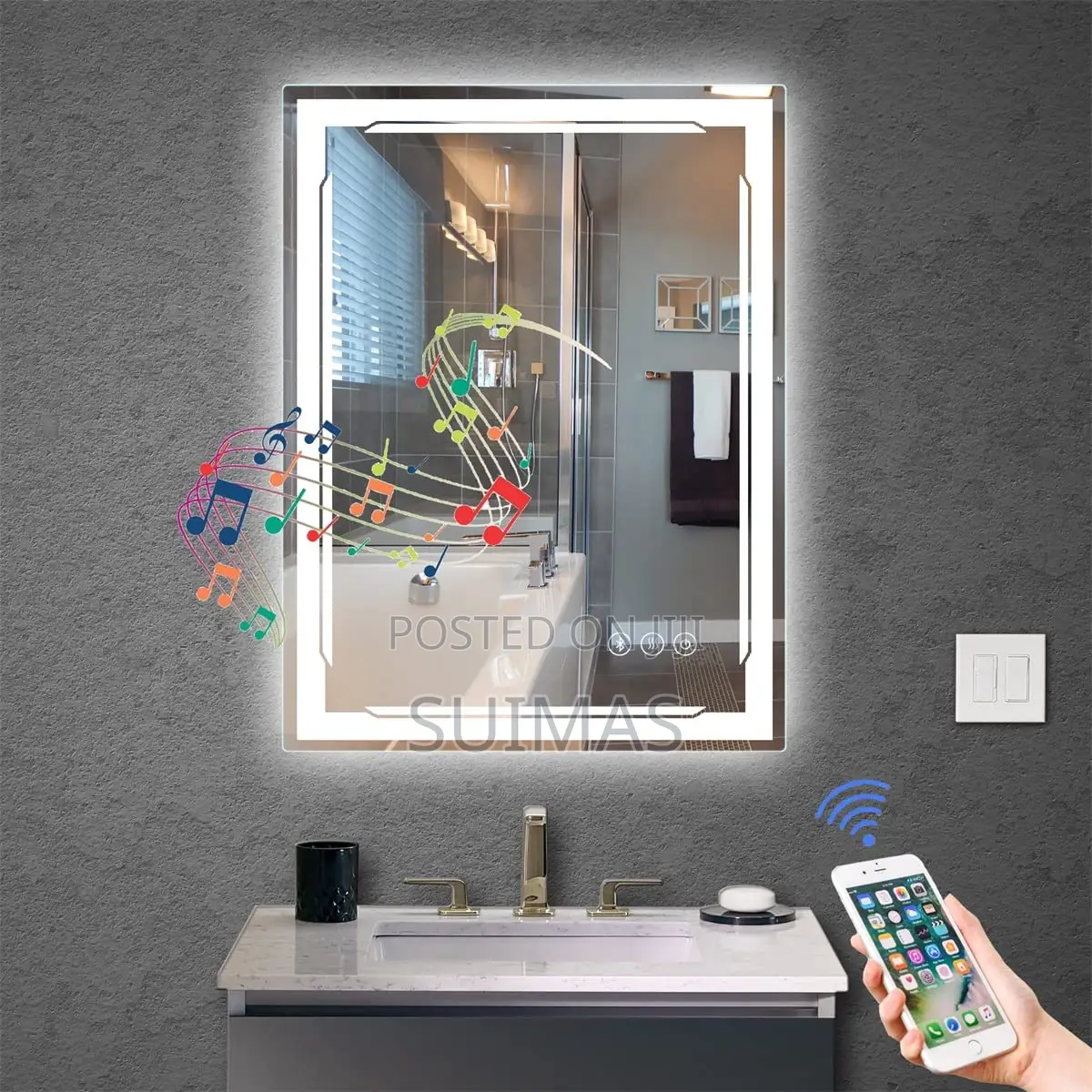 Smart Bathroom Mirrors With Defogger