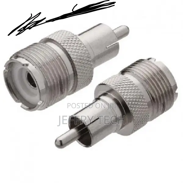 Uhf to Rca Amateur Radio Adapter Jack