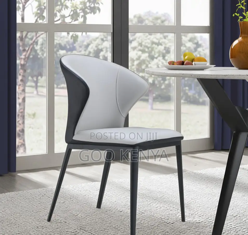 Home Chair; High-Quality Modern Leather Upholstered Chair for Dining