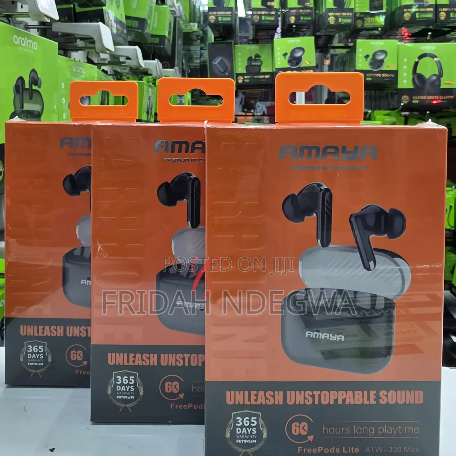 Amaya *Freepods Lite* Atw-330 Max 60hrs Long Playtime Earbud