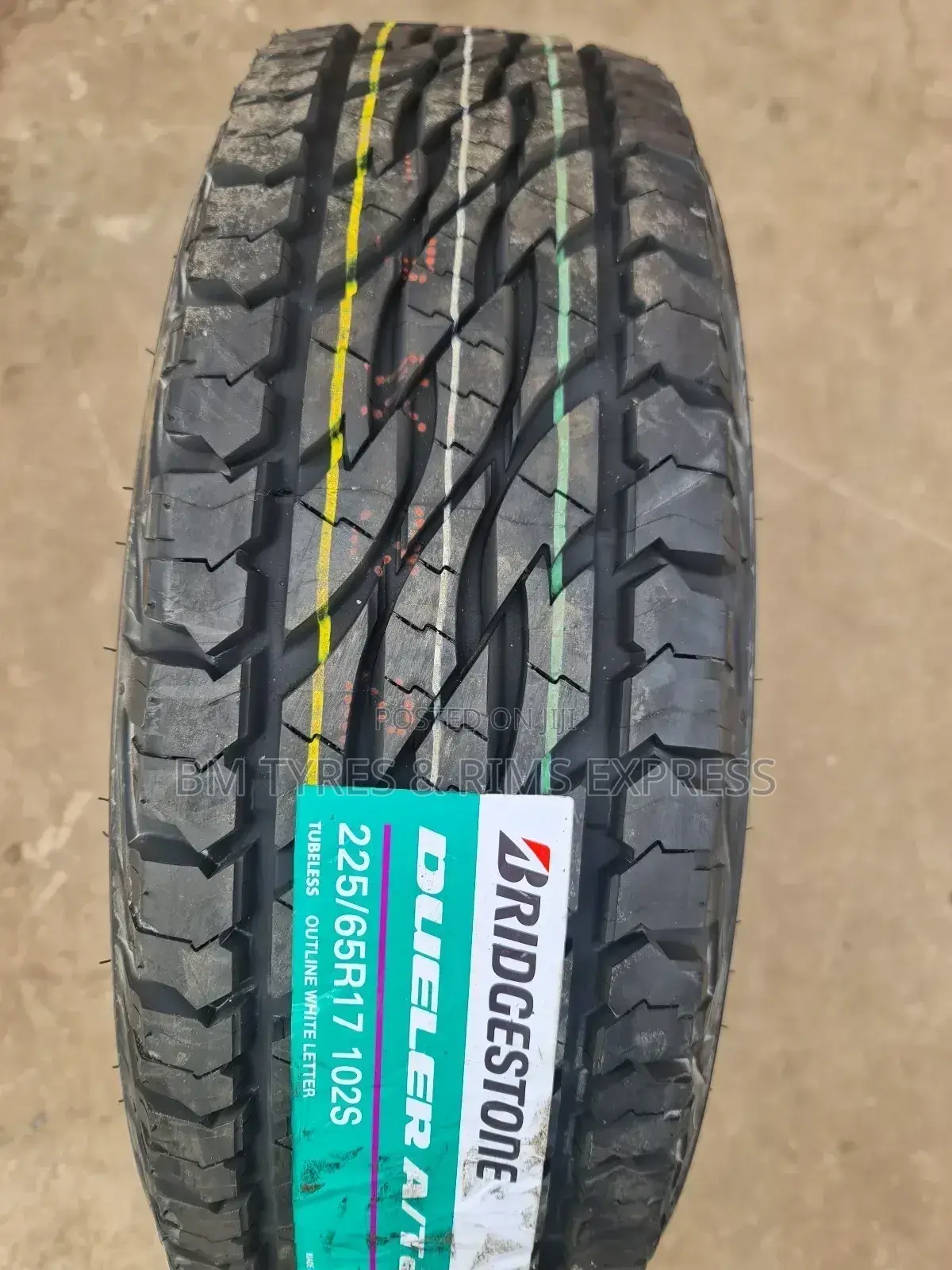 225 /65 R17 Bridgestone Tyres(All Terrrain)
