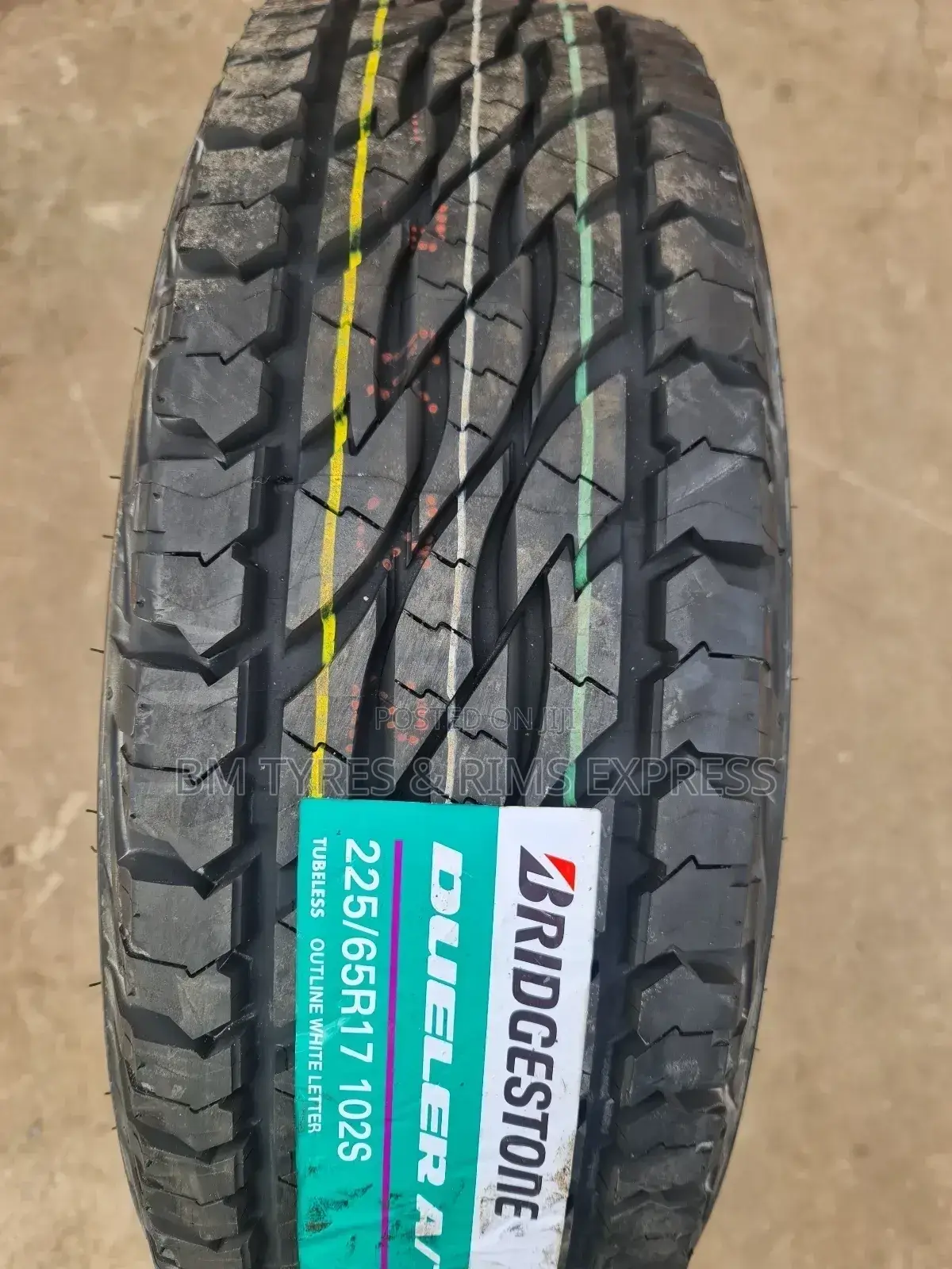 225 /65 R17 Bridgestone Tyres(All Terrrain)