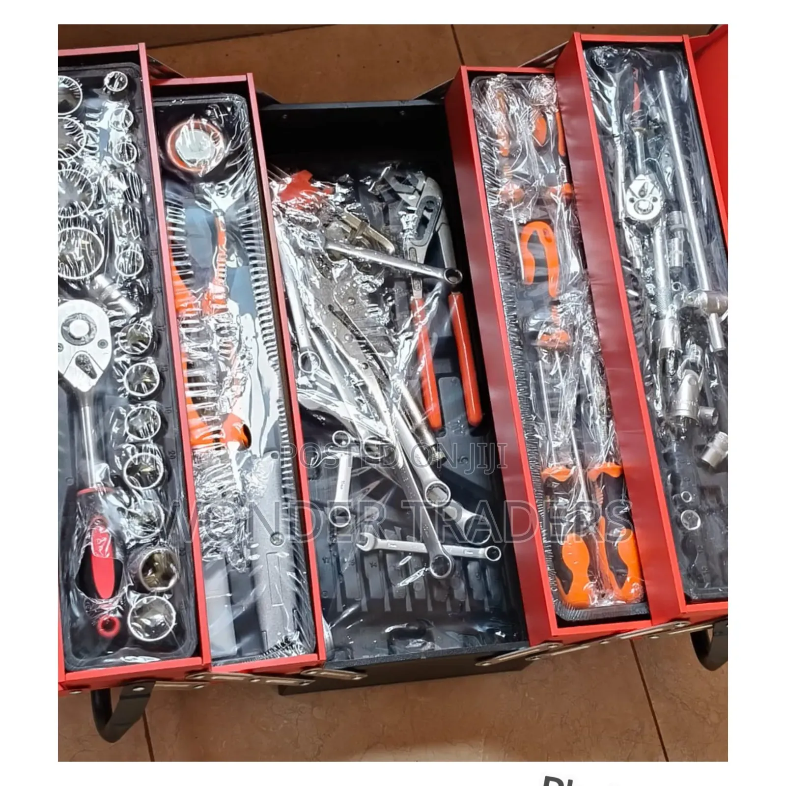 Tools Box Kit With Accessories/85pc Wrench Socket Set