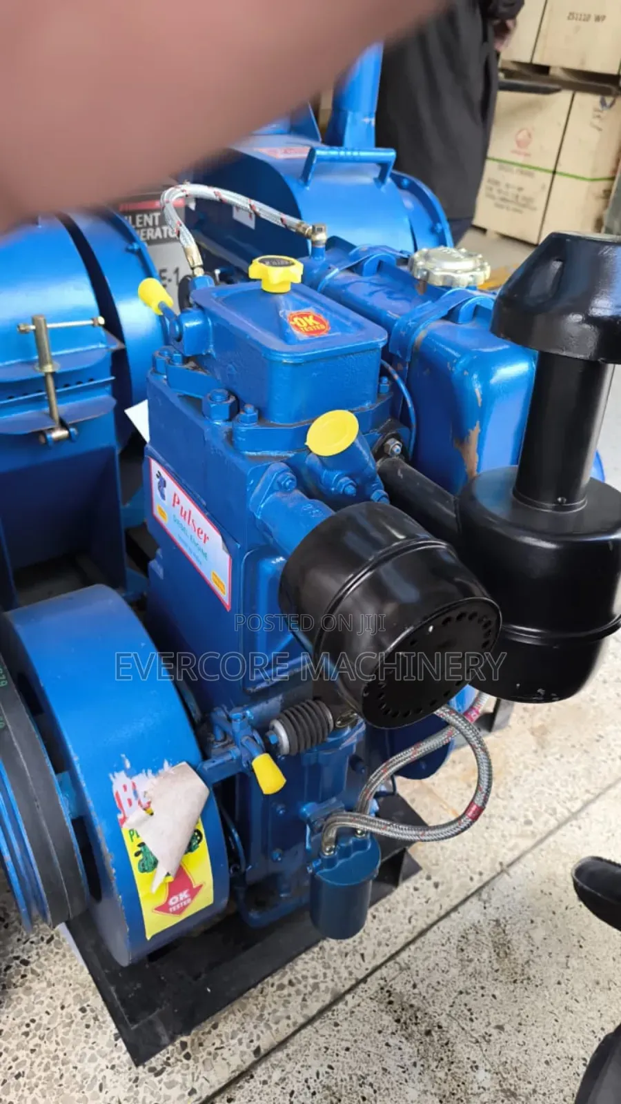 Heavy Duty 10hp Water-Cooled Diesel Powered Engine.