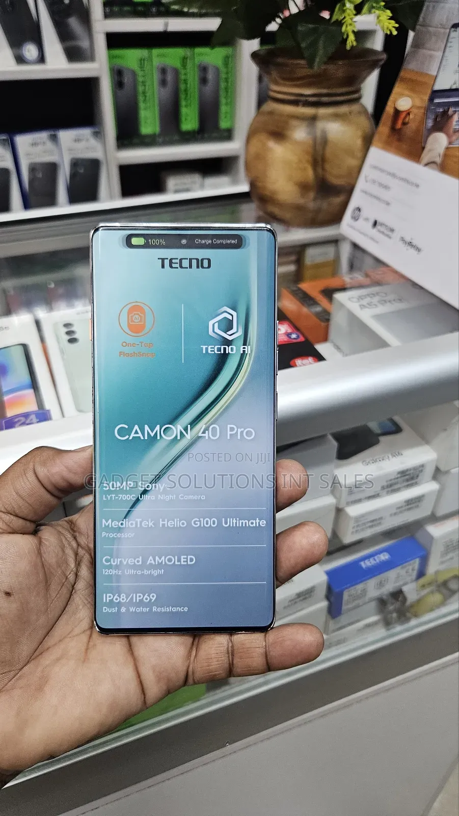 New Tecno Camon 40 Pro 256 GB Black