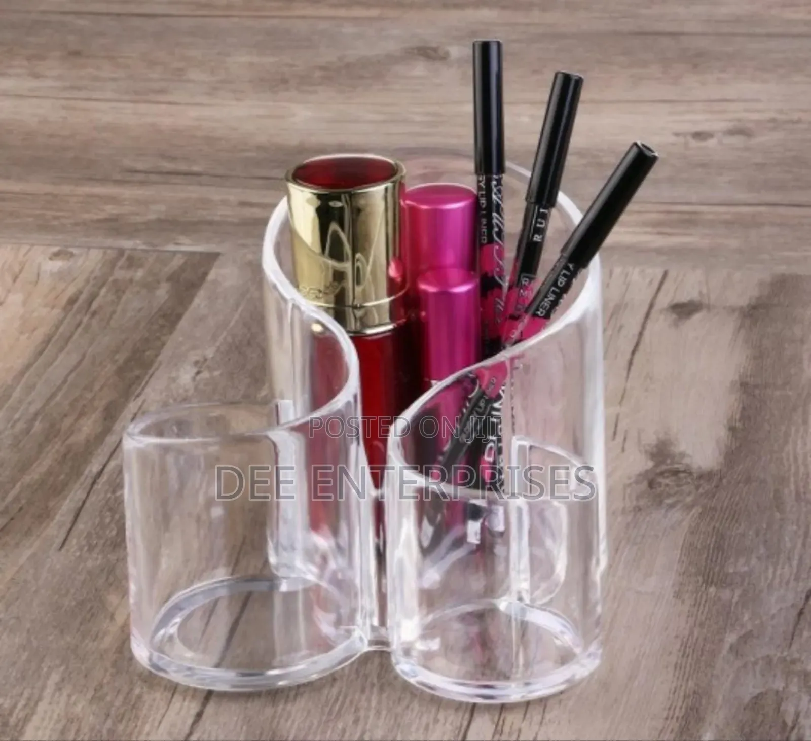 Multipurpose Cosmetic 3 Compartment Brush Organizer