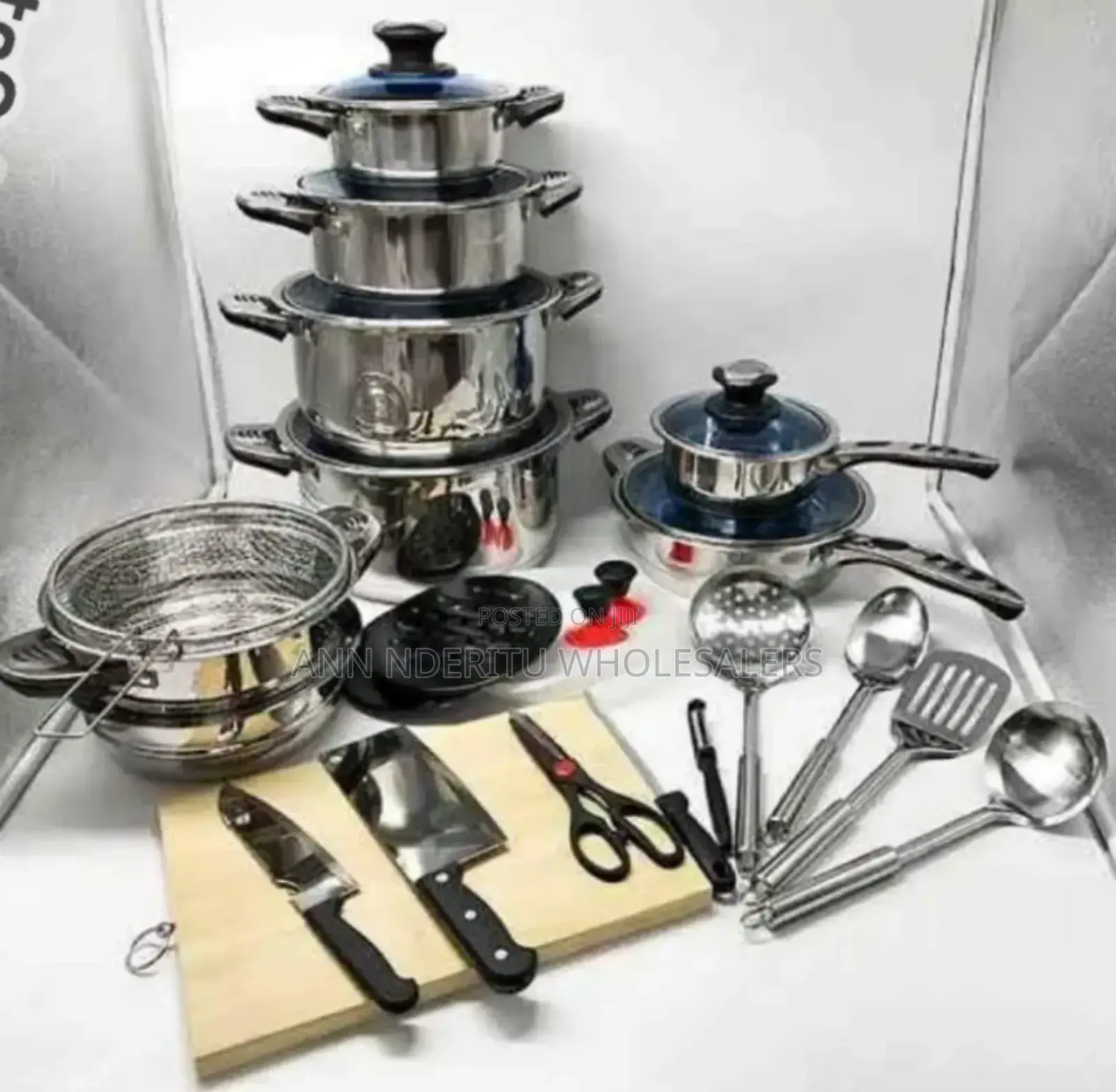 Stainless Steel 30pc Marwa Cookware