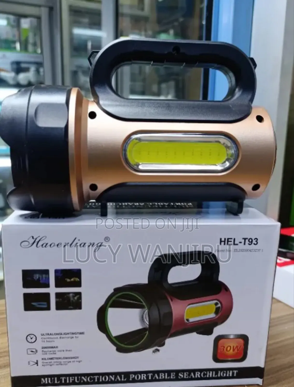 30w Solar Torch/ Multifunction Torch
