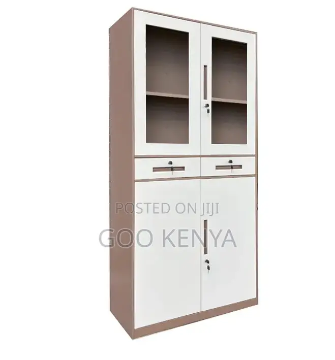 Office Cabinet; Modern Office Storage Cabinet With Drawers and a Safe