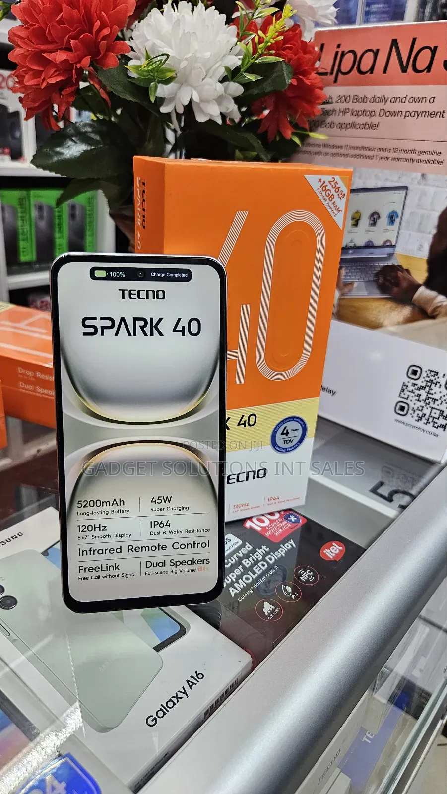 New Tecno Spark 40 256 GB Black