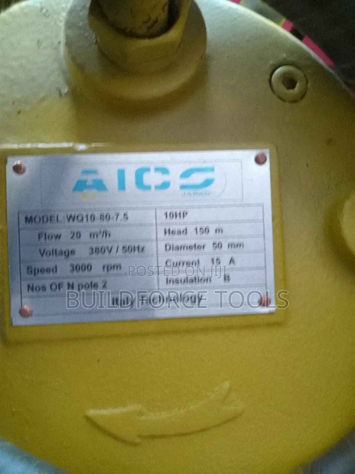 Aico Japan 10hp Sewage Submersible Pump