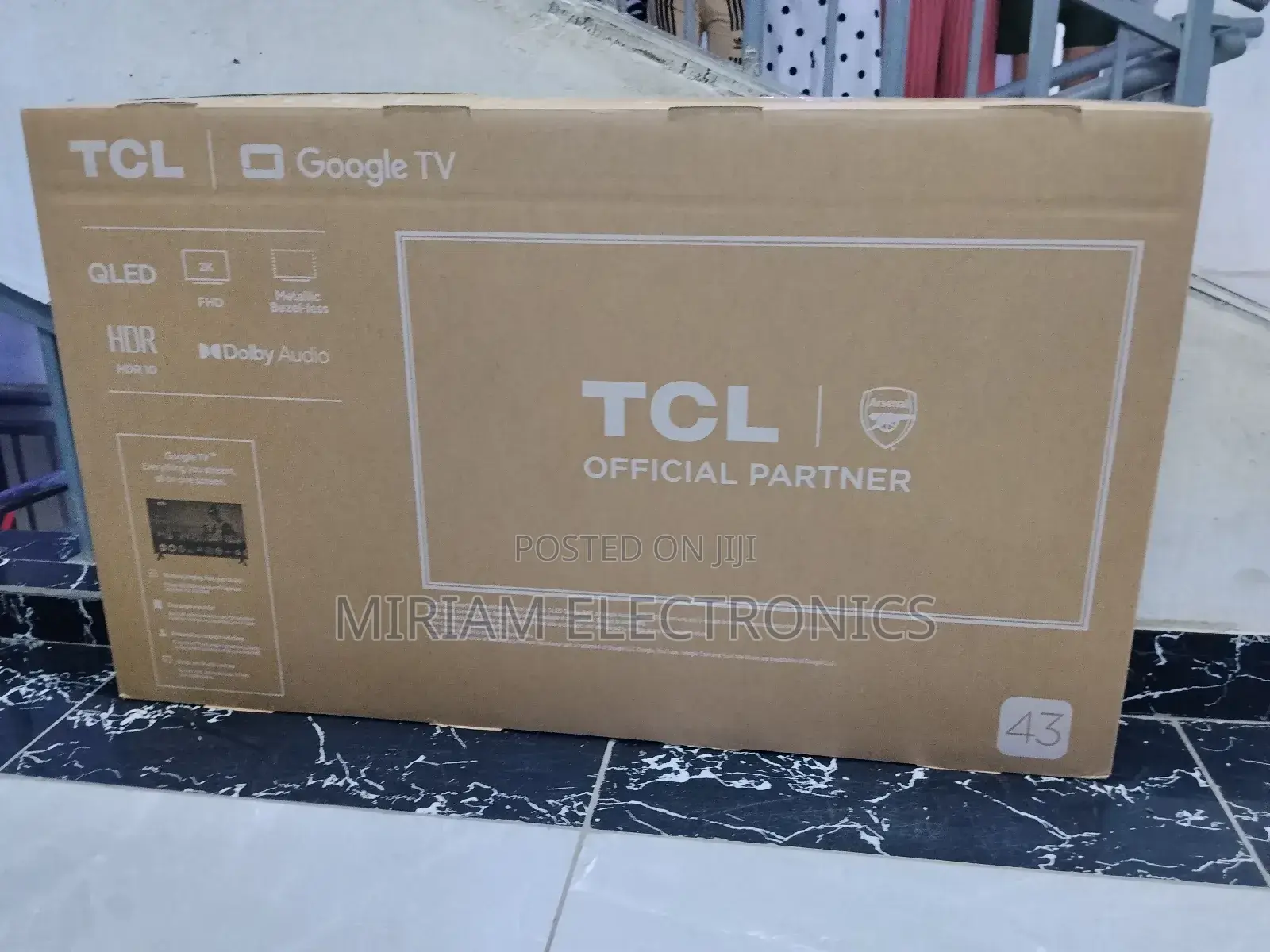 TCL 43" Qled Smart Google Tv