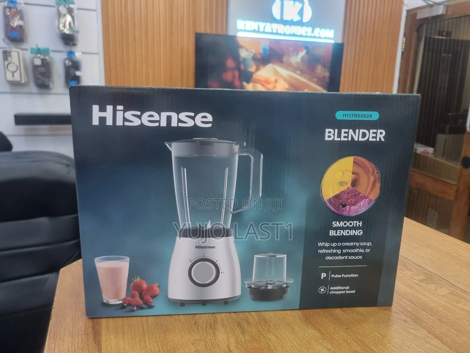 Hisense Blender 1.5l 2 in 1 H1stbwesia