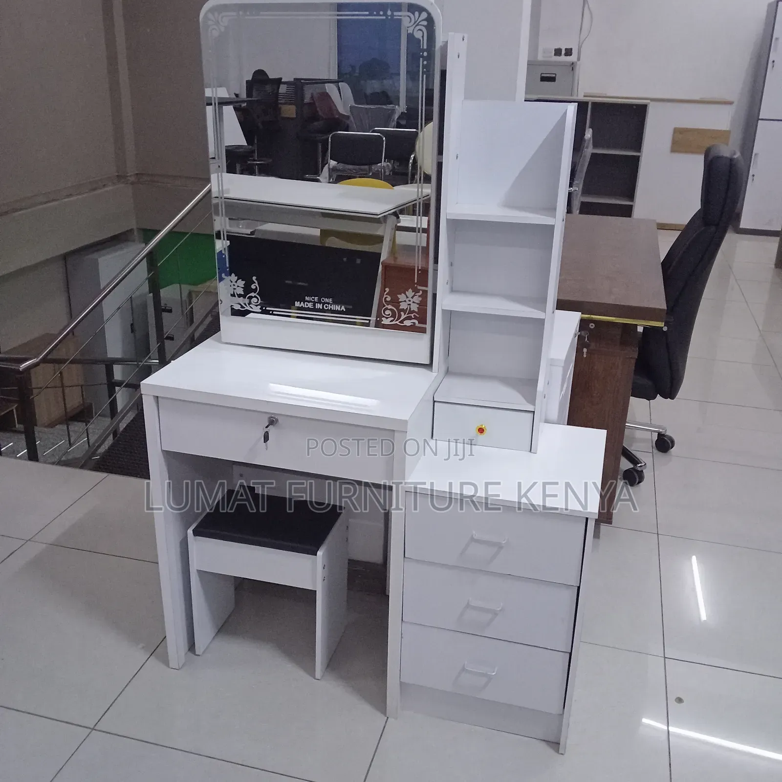 Sliding Mirror Beauty Table