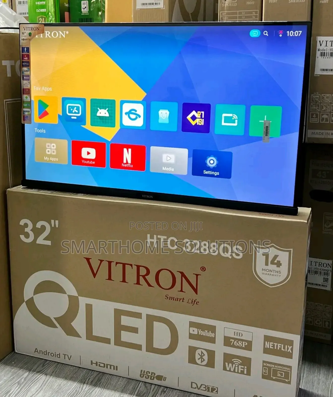 32" Vitron Android Tv: Qled Brilliance