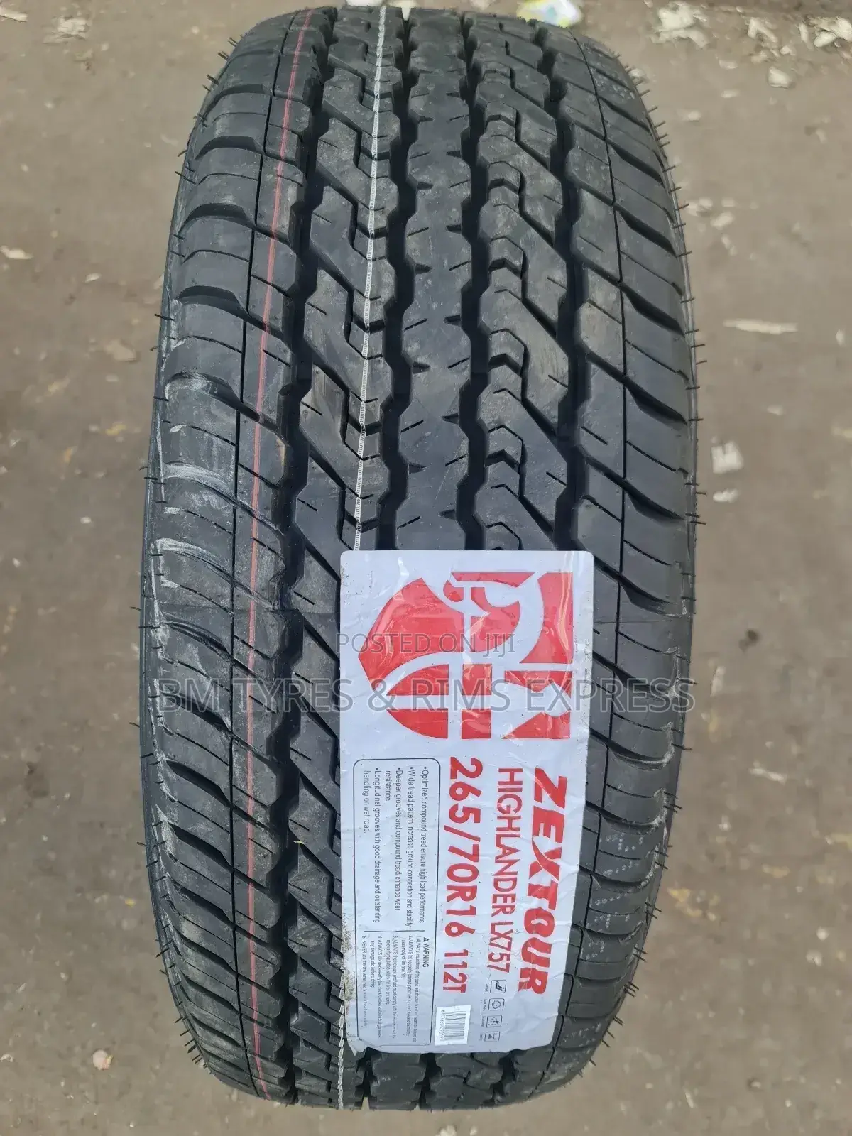 265 /70 R16 Zextour Tyres (Highlander) Lx57
