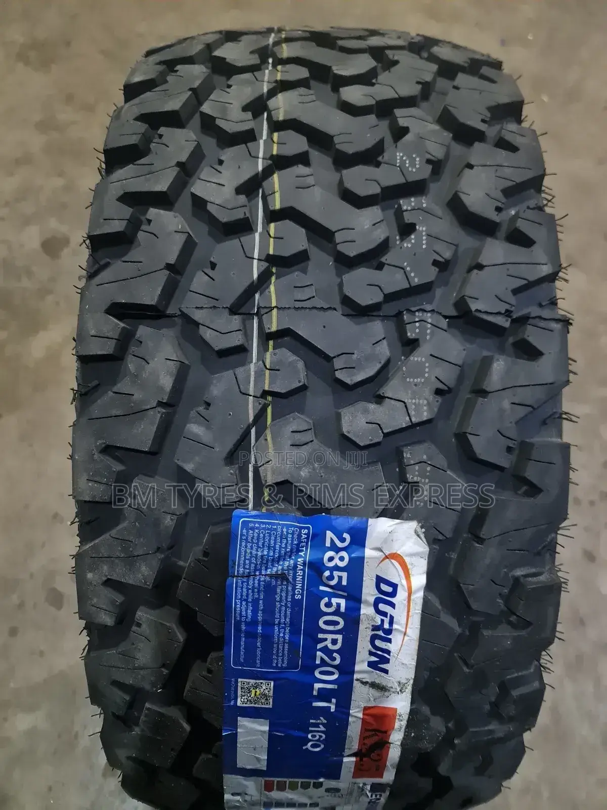 285 /50 R20 Durun Tyres (All Terrrain)