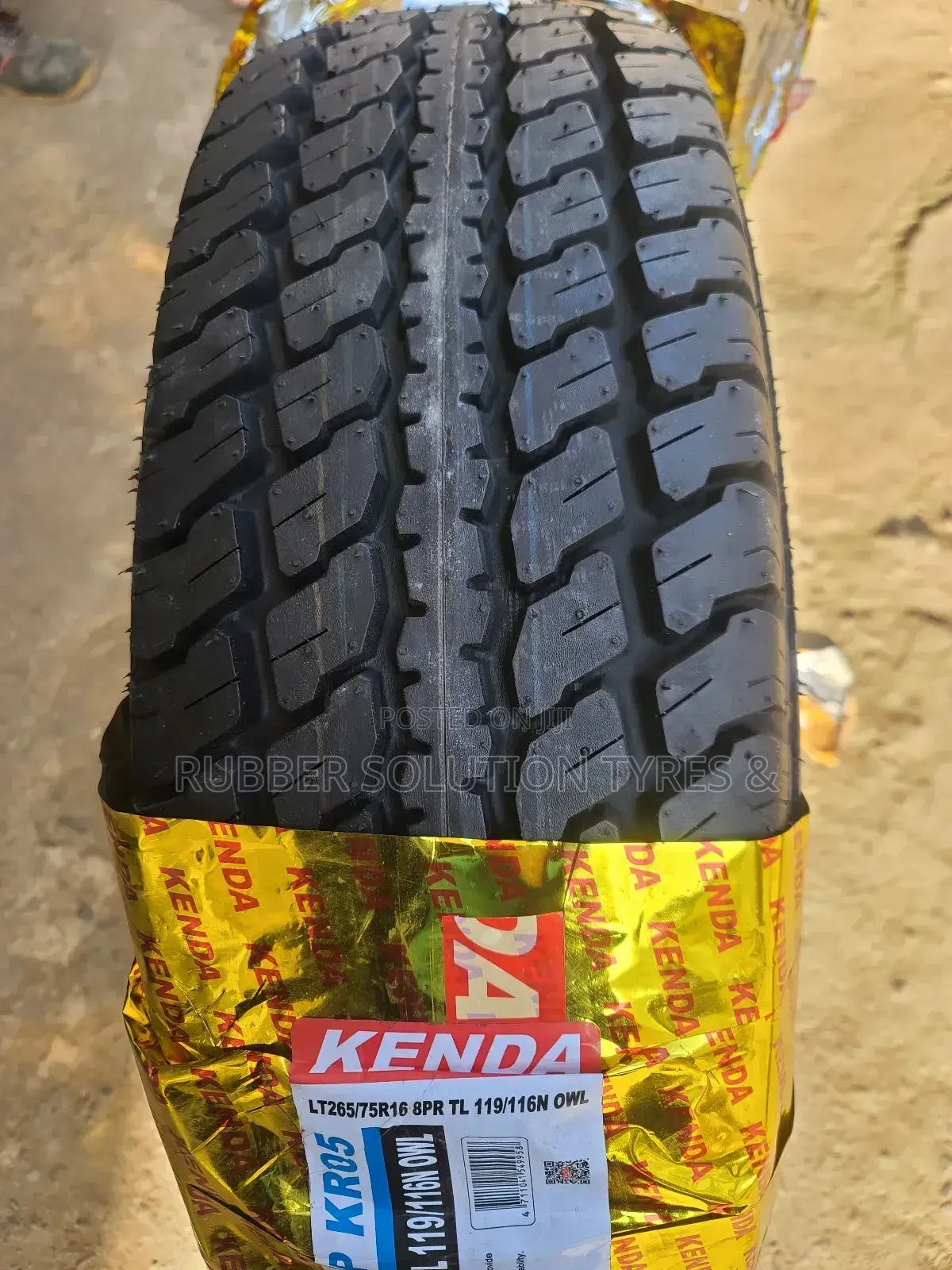 265/75r16 Kenda Tires L/T 8pr [All-terrain ]