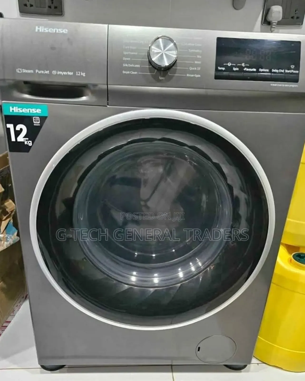 Hisense Wfqr1214vajmt 12kg Wash And Spin Washing Machine