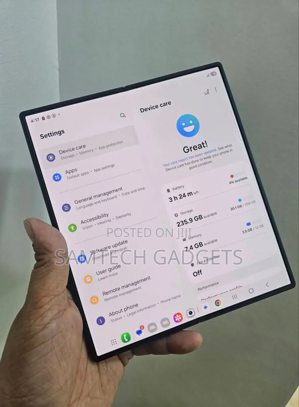 Samsung Galaxy Z Fold6 256 GB Blue