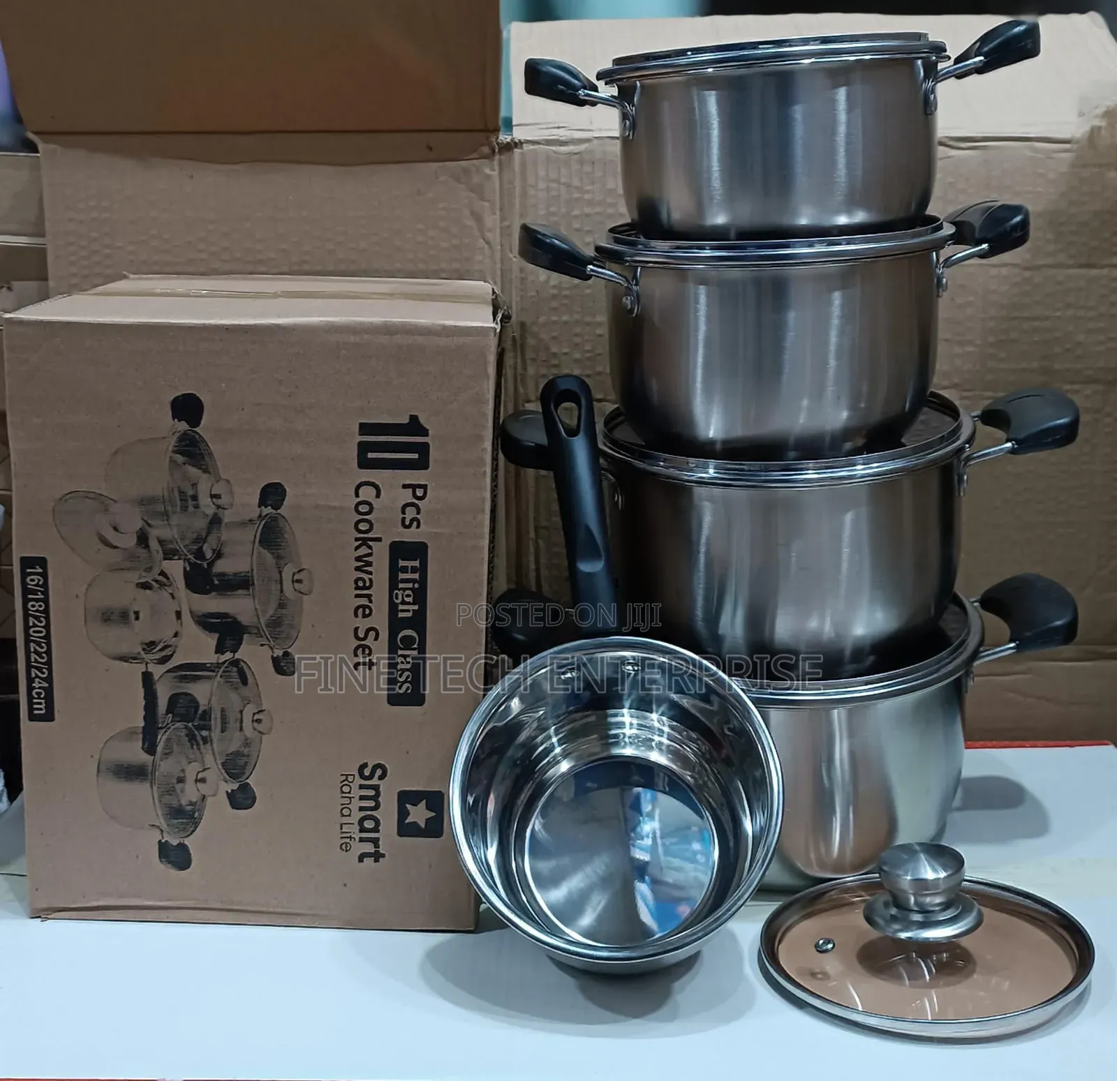 10pcs Jp Stainless Cooking Pot